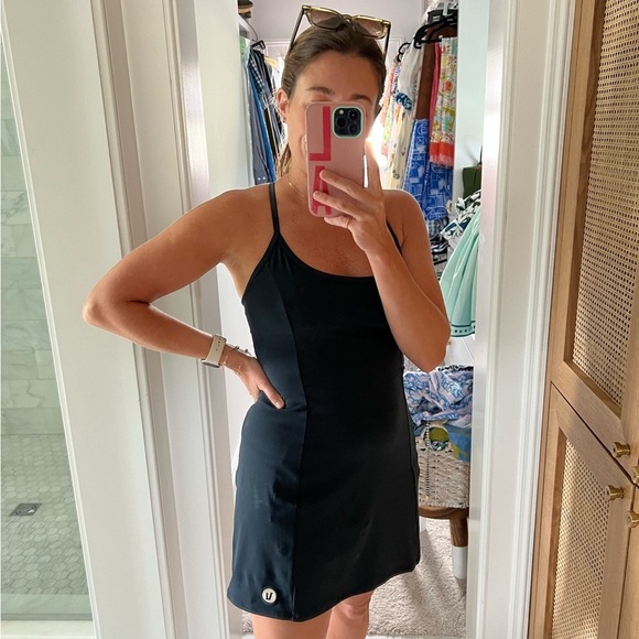 VUORI One Shot Black Tennis Dress XS - Picture 3 of 6